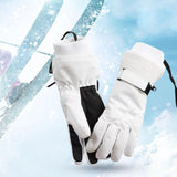 Maxbell Thermal Windproof Waterproof Winter Gloves Touch Screen Warm Mittens White L