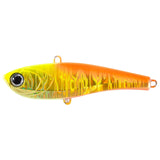 Maxbell 1x Fishing Lure Rattling Sinking Vibration 3D Eyes Swimbait Yellow 52mm 10g