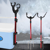 Maxbell 3 in 1 Adjustable Fishing Rod Holder Fish Pole Bracket Rack Fishing Tool S