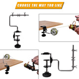 Maxbell Fishing Reel Line Spooler Winder with Clamp Spooling Station Aluminum Alloy
