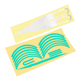 Maxbell Electric Scooter Reflective Stickers Safety Set Warning Wheel Green White