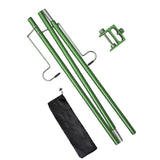 Maxbell Camping Lantern Stand Folding Aluminum Lamp Stand Hook for Hiking BBQ Picnic