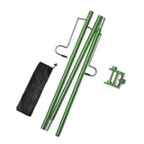 Maxbell Camping Lantern Stand Folding Aluminum Lamp Stand Hook for Hiking BBQ Picnic