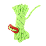 Maxbell 6Pcs/Pack Reflective Cord Tent Guyline Rope Set for Hiking Canopy Shelter