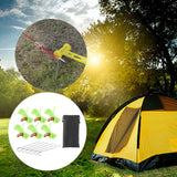 Maxbell 6Pcs/Pack Reflective Cord Tent Guyline Rope Set for Hiking Canopy Shelter