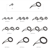 Maxbell 75x Fishing Rod Tip Guide Rings Set Fishing Rod Top Tips Ceramic Rings