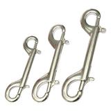 Maxbell Double Ended Hook Snaps Metal Clips for Diving Pet Leash 3.54x0.71inch
