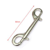Maxbell Double Ended Hook Snaps Metal Clips for Diving Pet Leash 3.54x0.71inch