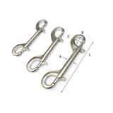 Maxbell Double Ended Hook Snaps Metal Clips for Diving Pet Leash 3.54x0.71inch