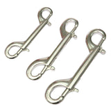 Maxbell Double Ended Hook Snaps Metal Clips for Diving Pet Leash 3.54x0.71inch
