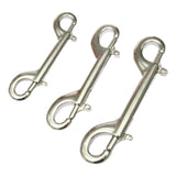 Maxbell Double Ended Hook Snaps Metal Clips for Diving Pet Leash 3.54x0.71inch