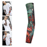 Maxbell Unisex Cooling Arm Sleeves Tattoo Cover up for Walking Basketball Tennis J