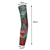 Maxbell Unisex Cooling Arm Sleeves Tattoo Cover up for Walking Basketball Tennis J