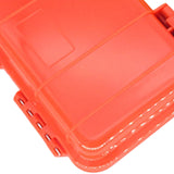 Maxbell Outdoor Storage Case Waterproof Airtight Tool Box for Cameras Water Sports Orange L