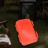 Maxbell Outdoor Storage Case Waterproof Airtight Tool Box for Cameras Water Sports Orange L