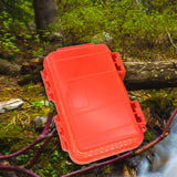 Maxbell Outdoor Storage Case Waterproof Airtight Tool Box for Cameras Water Sports Orange L