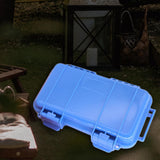 Maxbell Outdoor Storage Case Waterproof Airtight Tool Box for Cameras Water Sports Blue  L