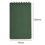 Maxbell Waterproof Notebook Universal Pattern Note Book 48 Sheet Pocket Notepad