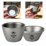 Maxbell Liquor Cup Camping Beer Cup Picnic Barbecue Titanium Travel Hiking  30ml