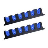 Maxbell 6 Fishing Pole Holder Storage Organizer Horizontal Mount EVA Foam Grip Blue