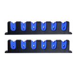 Maxbell 6 Fishing Pole Holder Storage Organizer Horizontal Mount EVA Foam Grip Blue