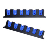 Maxbell 6 Fishing Pole Holder Storage Organizer Horizontal Mount EVA Foam Grip Blue