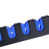Maxbell 6 Fishing Pole Holder Storage Organizer Horizontal Mount EVA Foam Grip Blue