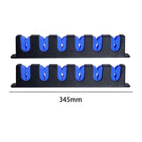 Maxbell 6 Fishing Pole Holder Storage Organizer Horizontal Mount EVA Foam Grip Blue