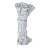 Maxbell GLOW IN THE DARK REFLECTIVE ROPES 31M TENT CAMPING ROPE White
