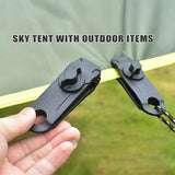 Maxbell 10 Pieces Multipurpose Tent Canopy Cloth Clips Large for Projector Screen
