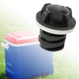Maxbell Replacement Cooler Drain Plug Easy Installation Portable for Rtic Coolers Black