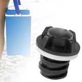 Maxbell Replacement Cooler Drain Plug Easy Installation Portable for Rtic Coolers Black