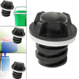 Maxbell Replacement Cooler Drain Plug Easy Installation Portable for Rtic Coolers Black