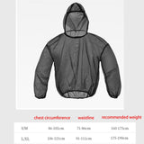Maxbell Breathable Fishing Hood Jacket with Gloves Mesh W/ Hood Outdoor Camping L XL