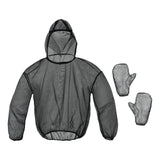 Maxbell Breathable Fishing Hood Jacket with Gloves Mesh W/ Hood Outdoor Camping L XL