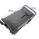 Maxbell Utility Wagon Cart Liner Outdoor Camping Oxford Cloth Liner Gray