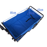 Maxbell Utility Wagon Cart Liner Outdoor Camping Oxford Cloth Liner Blue