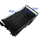 Maxbell Utility Wagon Cart Liner Outdoor Camping Oxford Cloth Liner Black