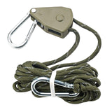 Maxbell Awning Wind Rope Lightweight Tent Fixed Buckle Guylines for Canopy Camping Green
