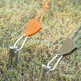 Maxbell Awning Wind Rope Lightweight Tent Fixed Buckle Guylines for Canopy Camping Green