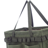 Maxbell Portable Oxford Multi Pockets Garden Tool Storage Tote Bag for Outdoor Green