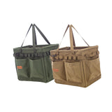 Maxbell Portable Oxford Multi Pockets Garden Tool Storage Tote Bag for Outdoor Green