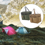 Maxbell Portable Oxford Multi Pockets Garden Tool Storage Tote Bag for Outdoor Green