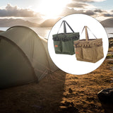 Maxbell Portable Oxford Multi Pockets Garden Tool Storage Tote Bag for Outdoor Green