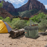 Maxbell Portable Oxford Multi Pockets Garden Tool Storage Tote Bag for Outdoor Green