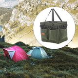 Maxbell Portable Oxford Multi Pockets Garden Tool Storage Tote Bag for Outdoor Green