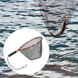 Maxbell Fishing Landing Net No Folding Fish Trap Shrimp Cage Dip Big Fish red