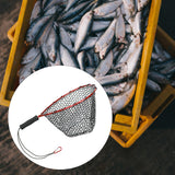 Maxbell Fishing Landing Net No Folding Fish Trap Shrimp Cage Dip Big Fish red