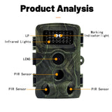 Maxbell Huntings Trail Camera 36MP IR Lights Display HD for Game