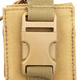 Maxbell 1PC Radio Pouch Holder Lightweight Portable Waist Bag Universal for Camping Khaki